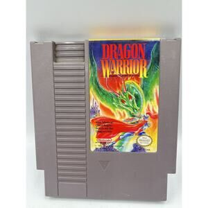 Nintendo NES Original 1985 Dragon Warrior Video Game Cartridge